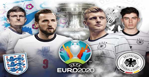 England vs Germany, 43rd Match UEFA Euro Cup - Euro Cup Live Score, Commentary, Match Facts, and Venues.